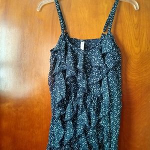 Xhilaration Navy Horseshoe Top S